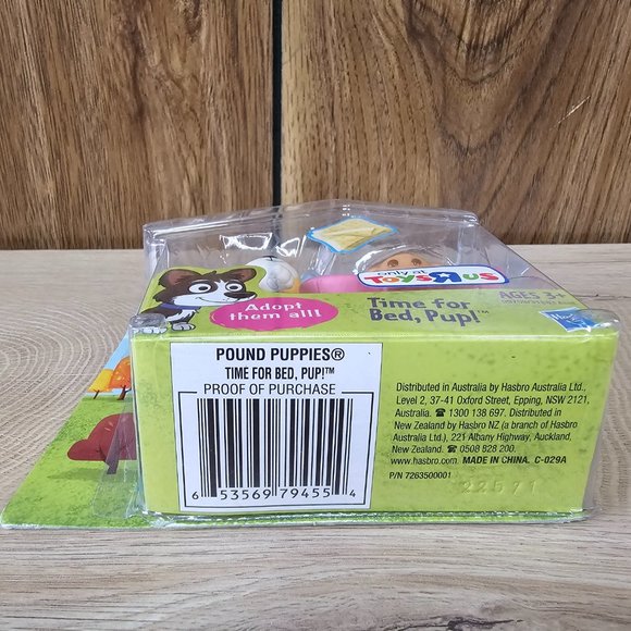 Hasbro Pound Puppies Time For Bed Pup Cocker Spaniel White Tan Figure New 2012 - Picture 6 of 6